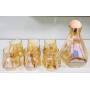 Ensemble 7 Pièces : Carafe +6 verres