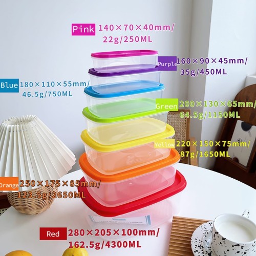 ensemble de 7 pcs de conservation