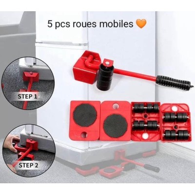 Outils de déménagement de meubles lourds élévateur mobile pour réfrigérateur canapé lit