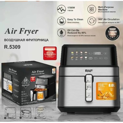 Friteuse électrique Air Sans Friteuse Machine à frites Friteuse à Air Électrique 8 L