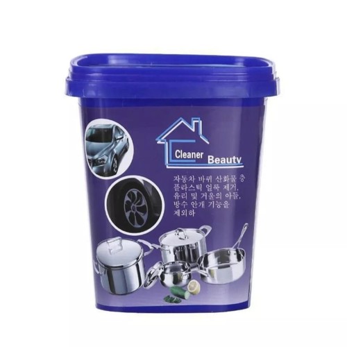 Pâte de nettoyage en acier inoxydable, ustensile de cuisine puissant, nettoyant de cuisine ménager, Pot de lavage,