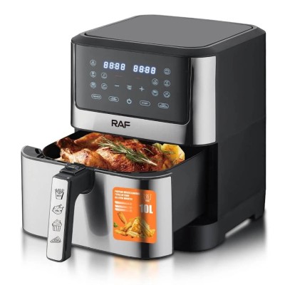 Friteuse électrique Air Sans Friteuse Machine à frites Friteuse à Air Électrique  10 L