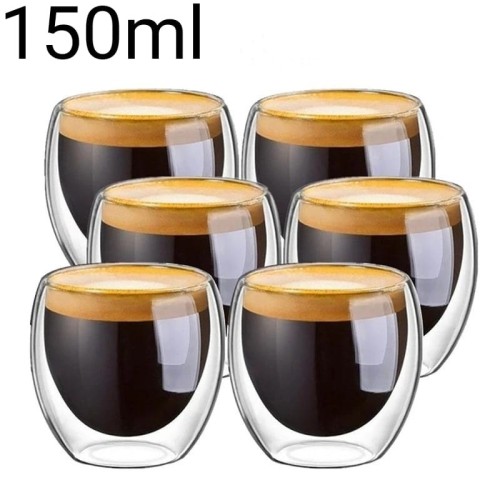 Ensemble de 6 verre double Paroi 150 ml