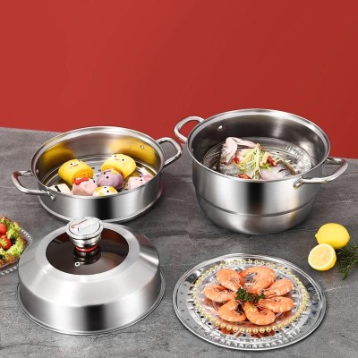 Couscoussier  en inox 38cm