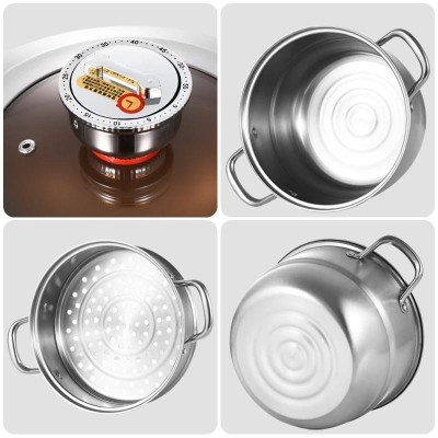 Couscoussier  en inox 40cm