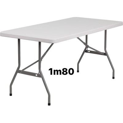 Table de dressage pliable 1m80