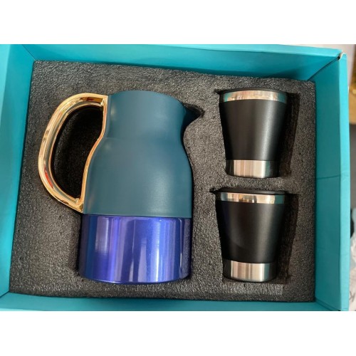 Ensemble Thermos  isotherme avec 2 tasses 2