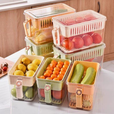 Lot de 4 Boites de rangement pour fruits et légumes