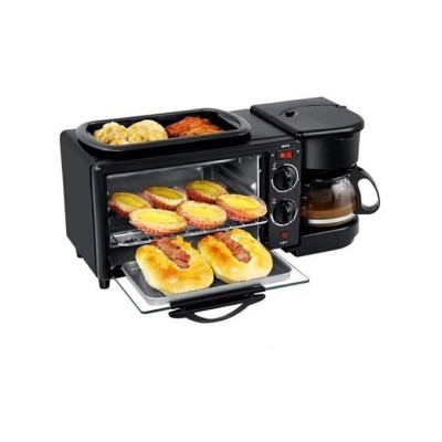 Machine a café 4 en 1 - Grille Pain Electrique 2 fentes + machine à café