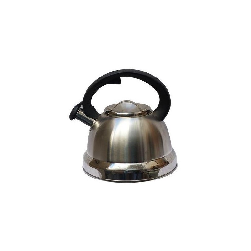 BOUILLOIRE À SIFFLET THÉIÈRE EN INOX - 3 LITRES