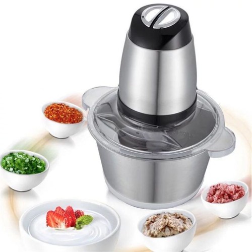 Hachoir Electrique en Inox - Grand Modèle - 3 Litres