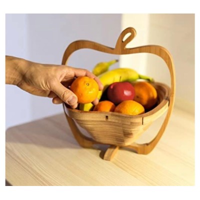 Panier de fruits de légumes en bois